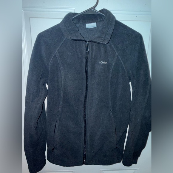 Columbia Charcoal Fleece Jacket - Picture 1 of 6